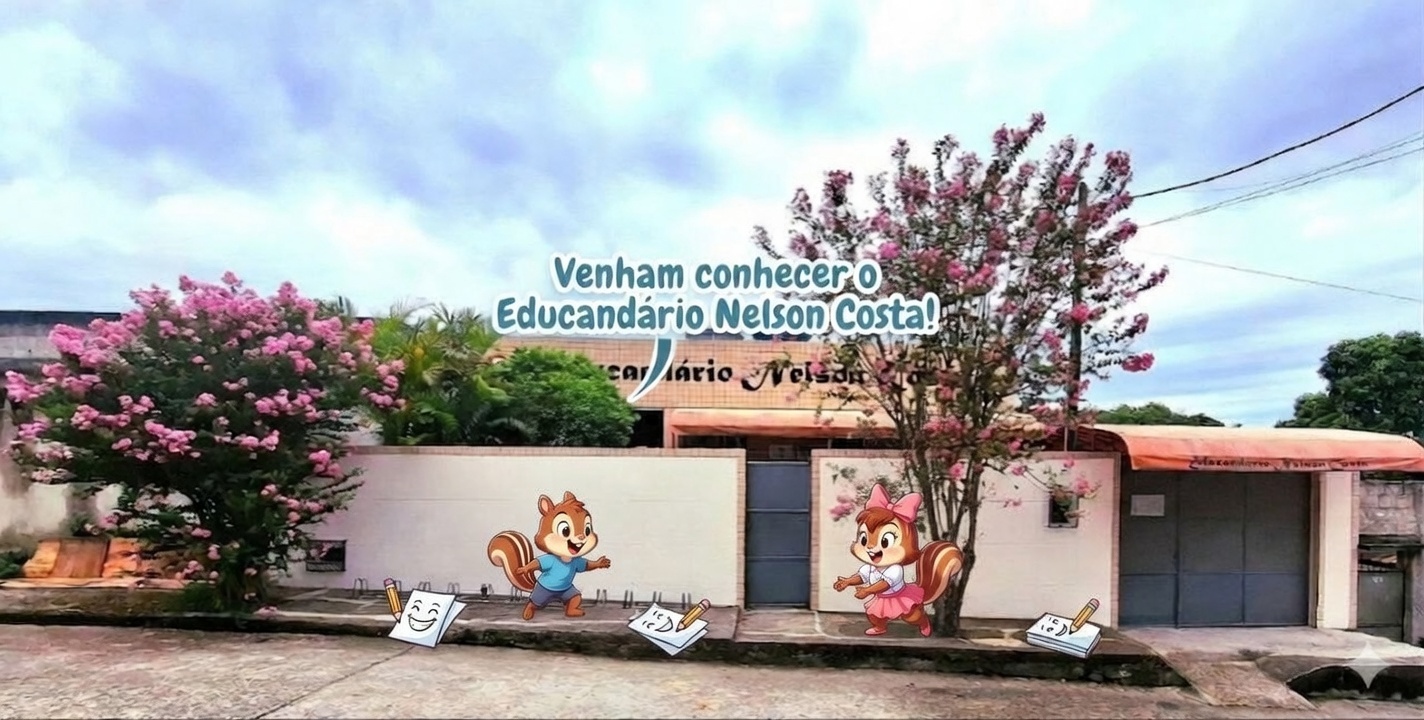 Fachada comemorativa do Educandário